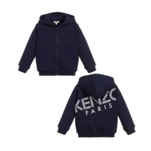 Kenzo Kids Boys Cotton Logo Zip-Up Top - 6A